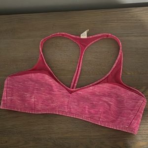 Lululemon pink swim bra size 10